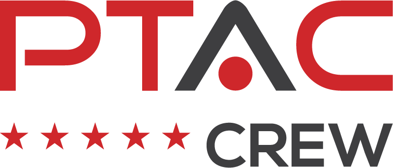 Logo of PTAC Crew, a nationwide PTAC installation company